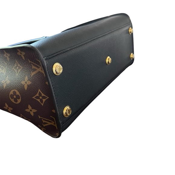 NWT Louis Vuitton ON MY SIDE MM Handbag Black Brown - Picture 9 of 13